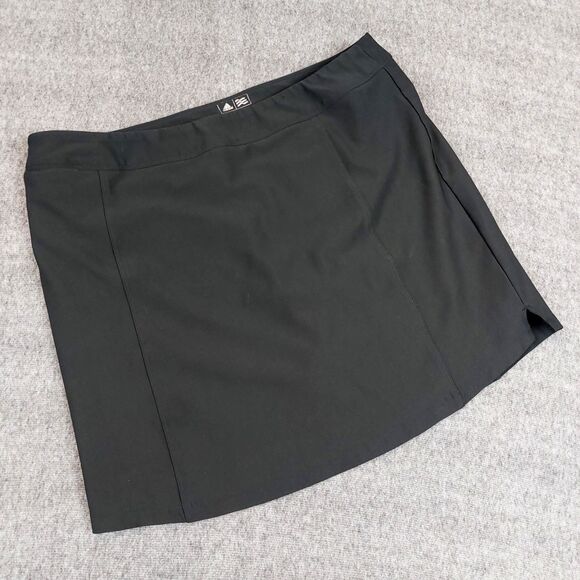 Adidas Women's Large Golf Tennis Skort Black Pickleball - Picture 1 of 9